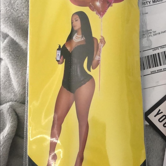 LATEX BLACK WAIST TRAINER - Picture 1 of 1